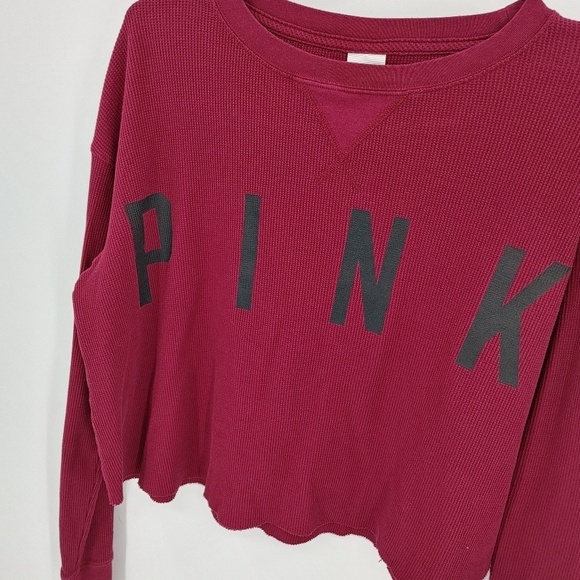 VS Pink | waffle knit crop - Picture 2 of 5